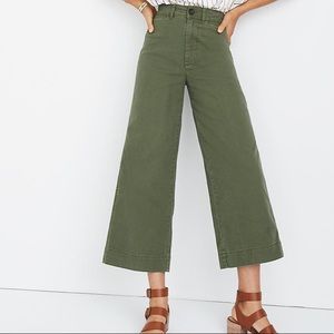Madewell Tall Emmett Wide-Leg Crop Pants
